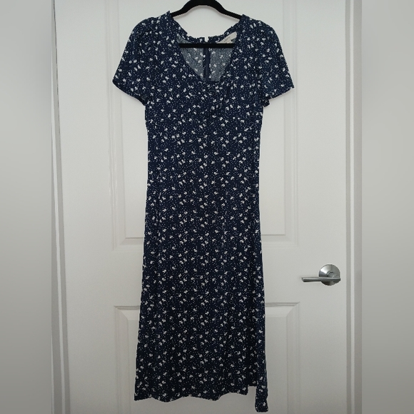 Loft - Floral Pattern Dress - Picture 1 of 5